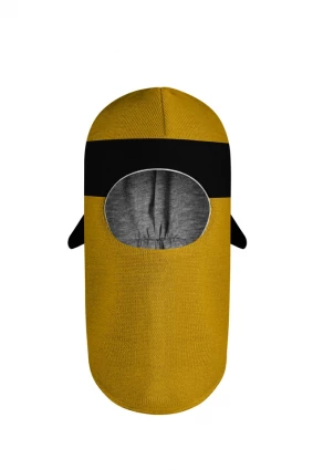 Зимова шапочка-шолом Corona.hm "Ніндзя" медовий