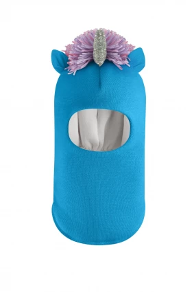 Зимова шапочка-шолом Corona.hm "Єдиноріжка" бірюза