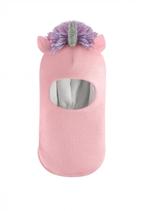 Зимова шапочка-шолом Corona.hm "Єдиноріжка" рожевий