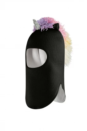 Зимова шапочка-шолом Corona.hm "Єдиноріжка" чорний