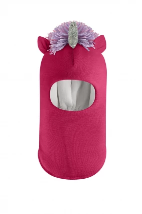 Зимова шапочка-шолом Corona.hm "Єдиноріжка" ягідний