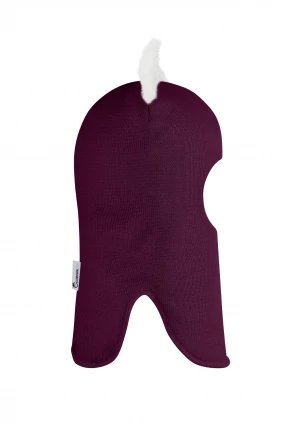 Зимова шапочка-шолом Corona.hm "Лисичка" бордо