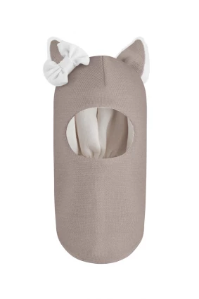 Зимова шапочка-шолом Corona.hm "Лисичка" капучіно