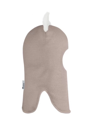 Зимняя шапочка-шлем Corona.hm "Лисичка" латте