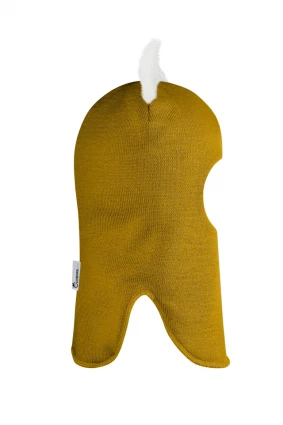 Зимняя шапочка-шлем Corona.hm "Лисичка" медовый