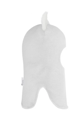 Зимняя шапочка-шлем Corona.hm "Лисичка" молоко