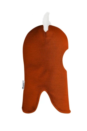 Зимняя шапочка-шлем Corona.hm "Лисичка" оранж