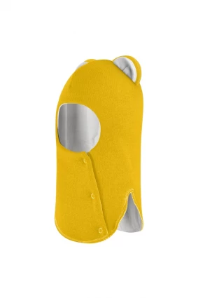 Зимняя шапочка-шлем Corona.hm “Лев” на кнопках солнце