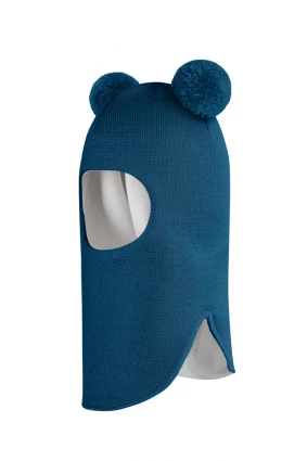 Зимова шапочка-шолом Corona.hm "Пандочка" морська хвиля