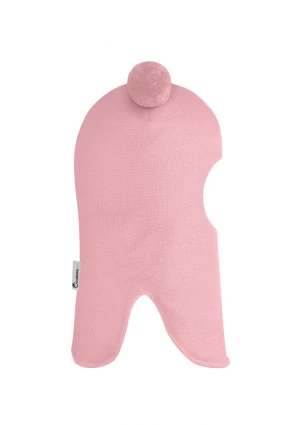 Зимова шапочка-шолом Corona.hm "Пандочка" рожевий