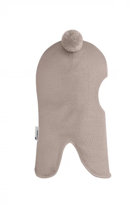 Зимова шапочка-шолом Corona.hm "Пандочка"  із кнопками  лате