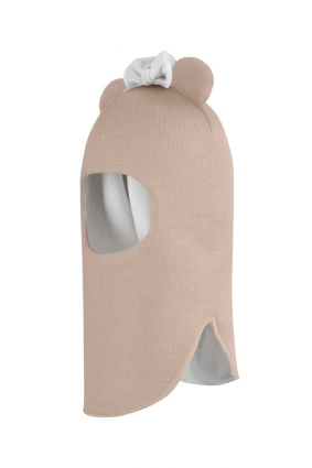 Зимова шапочка-шолом Corona.hm "Міс Мінні" беж золотий