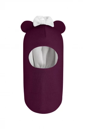 Зимова шапочка-шолом Corona.hm "Міс Мінні" бордо