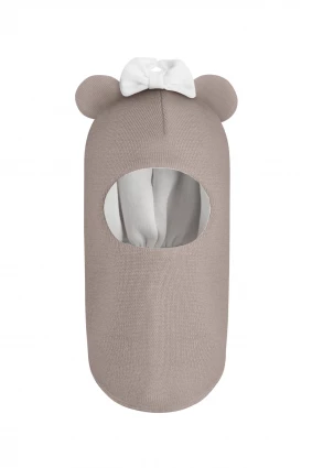 Зимова шапочка-шолом Corona.hm "Міс Мінні" капучіно