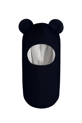 Зимова шапочка-шолом Corona.hm "Пандочка" синій оксамит