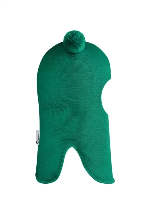 Зимова шапочка-шолом Corona.hm "Пандочка" смарагд