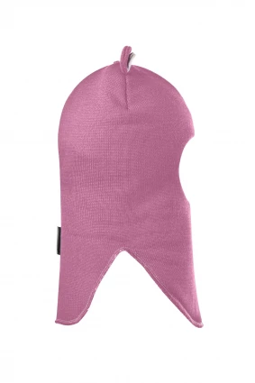 Зимова шапочка-шолом Corona.hm "Міс Ведмедиця" пильно-рожевий