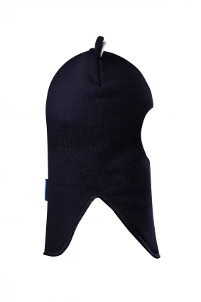 Зимова шапочка-шолом Corona.hm "Міс Ведмедиця" синій