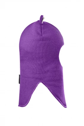 Зимова шапочка-шолом Corona.hm "Міс Ведмедиця" фіалка
