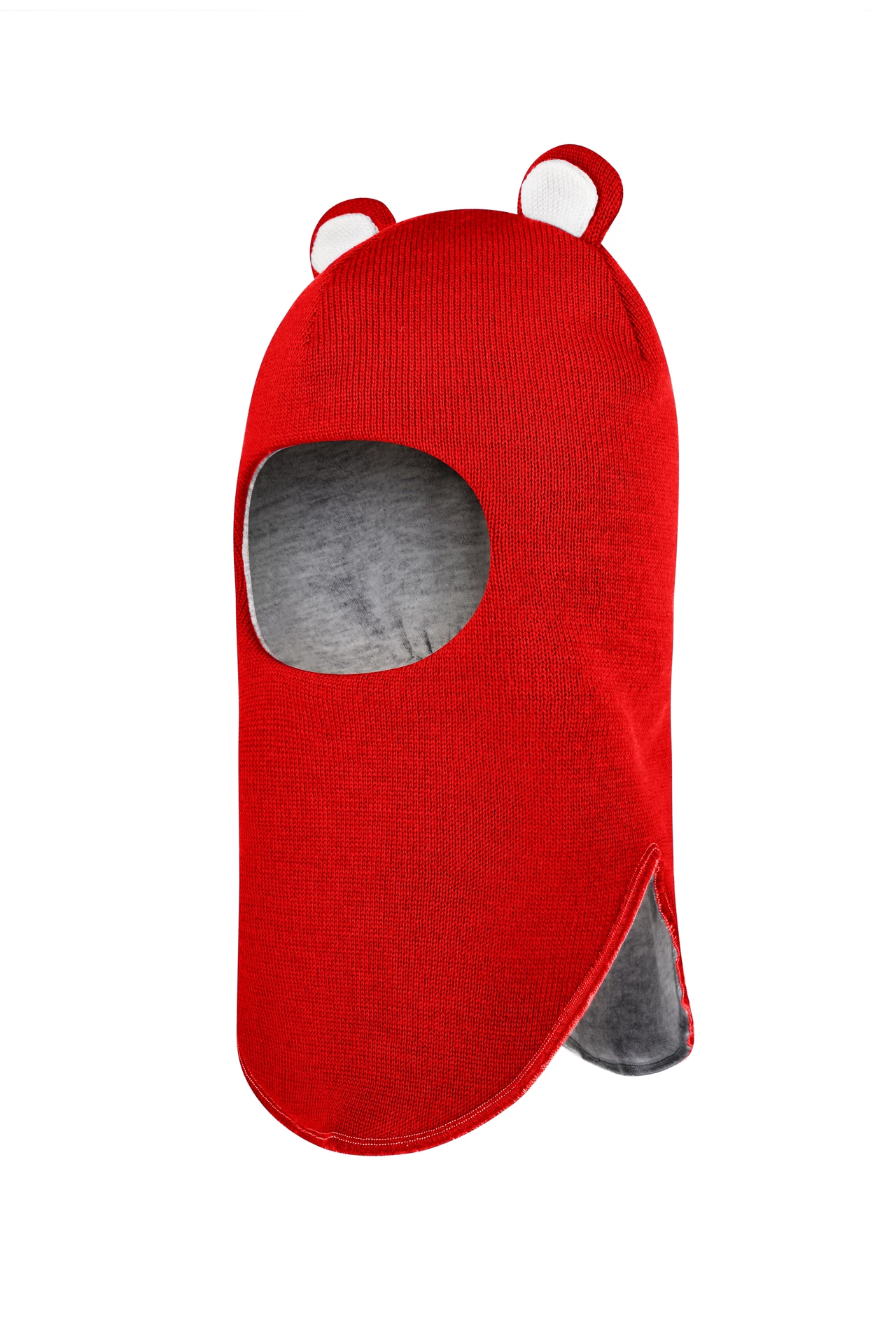 Зимова шапочка-шолом Corona.hm "Міс Ведмедиця" червоний