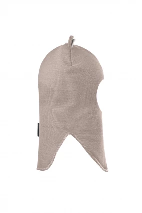 Зимова шапочка-шолом Corona.hm "Міс Ведмедиця" з кнопочками лате