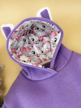 Костюм Corona.hm *Кицюня* фіалка  з додатковими штанами та шапочкою (шапочка на вибір)