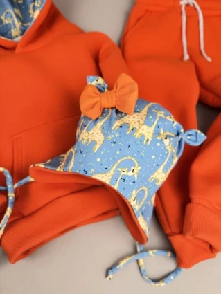 Костюм Corona.hm *Жирафчик* помаранчевий з шапочкою (шапочка на вибір)