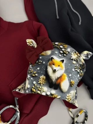 Костюм Corona.hm *Лисичка* бордо з додатковими штанами та шапочкою (шапочка на вибір)