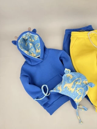 Костюм Corona.hm *Жирафчик* джинс з додатковими штанами та шапочкою (шапочка на вибір)