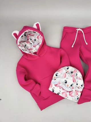 Костюм Corona.hm *Кицюня* малина з шапочкою (шапочка на вибір)