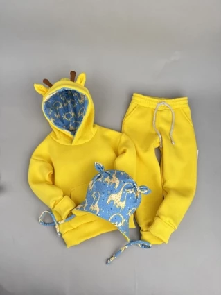 Костюм Corona.hm *Жирафчик* жовтий з шапочкою (шапочка на вибір)