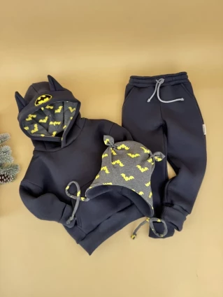 Костюм Corona.hm *Бетмен* графіт з шапочкою