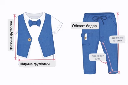Костюм для хлопчика 'Бостон LUX' Блакитний
